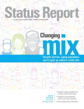 IIHS Status Report newsletter, Vol. 47, No. 9, November 20, 2012
