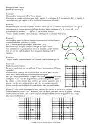 Groupe seconde chance Feuille d'exercice nÂ° 8 Exercice ... - Primaths