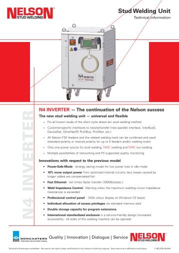 N4 Inverter - Nelson Stud Welding