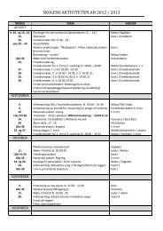 SKOLENS AKTIVITETSPLAN 2012 / 2013 - Grimstad kommune