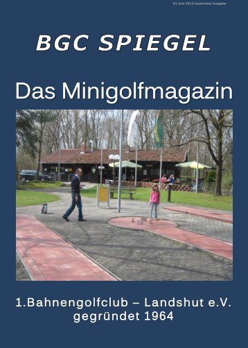 01 Juni 2013 kostenlose Ausgabe - BGC Landshut