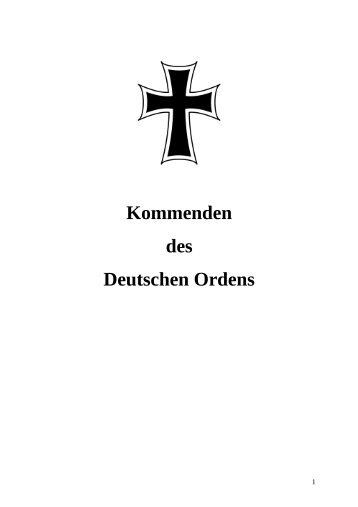 Kommenden des Deutschen Ordens - Damian Hungs