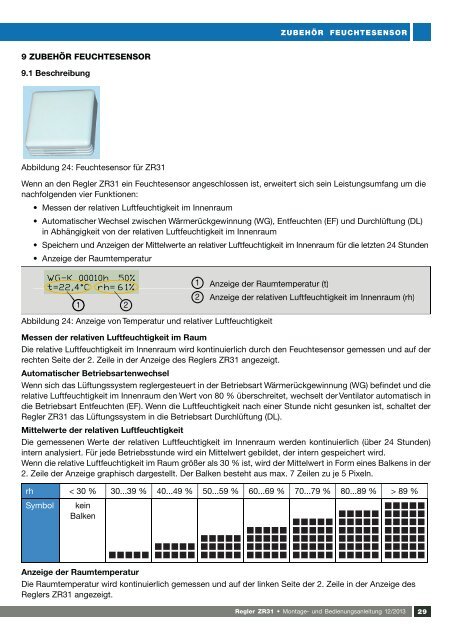 Montage- und Bedienungsanleitung Regler ZR31 - inVENTer