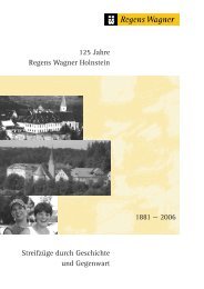 125 Jahre Regens Wagner Holnstein