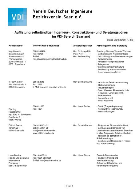 Icon - Verein Deutscher Ingenieure Bezirksverein Saar eV