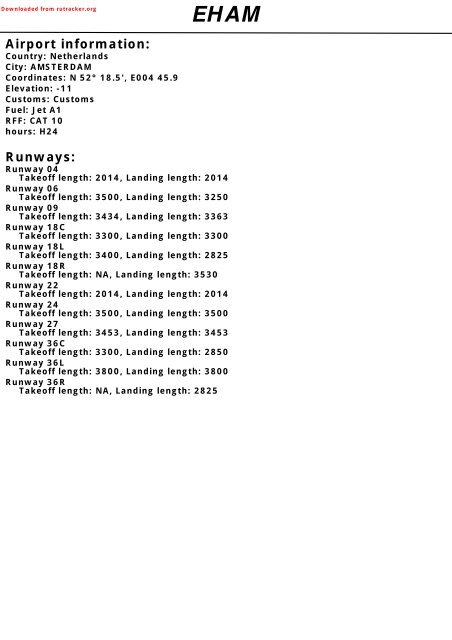 JeppView : EHAM (68 charts)