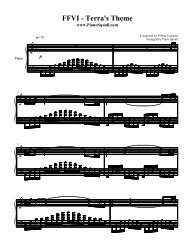 FFVI - Terra's Theme - Piano Squall
