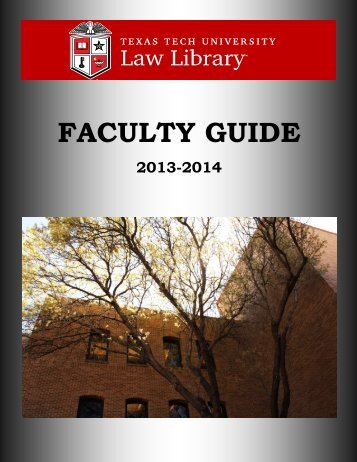 TTU Faculty - Texas Tech University School of Law