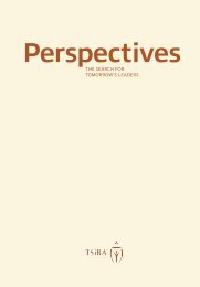 Perspectives: The search for tomorrow's leaders - The DG Murray Trust