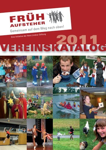 Vereinskatalog 2011 (PDF) - Hans Lindner Stiftung