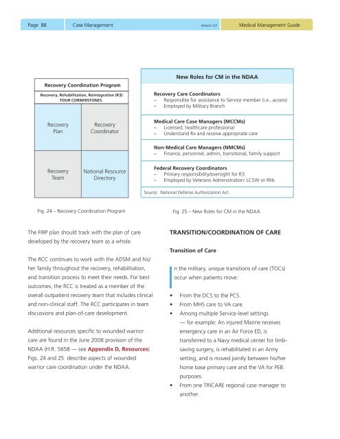 Medical Management Guide, 2009, Version 3.0 - Tricare