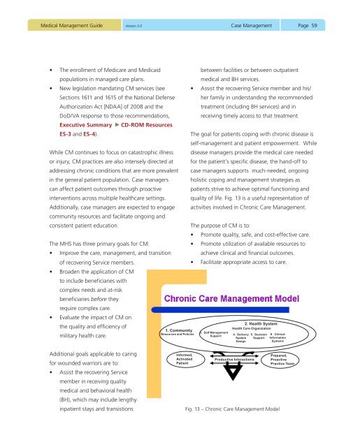 Medical Management Guide, 2009, Version 3.0 - Tricare