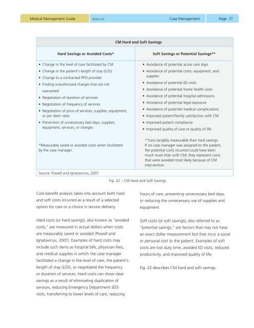 Medical Management Guide, 2009, Version 3.0 - Tricare