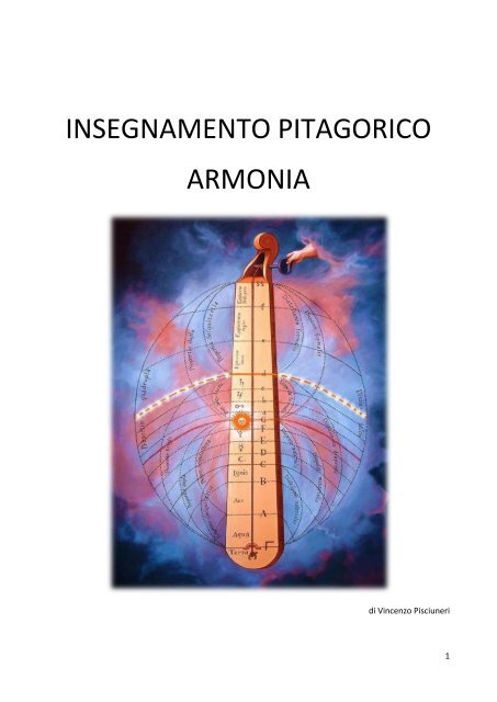 INSEGNAMENTO PITAGORICO ARMONIA - Istituto Cintamani