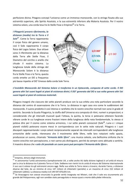 INSEGNAMENTO PITAGORICO ARMONIA - Istituto Cintamani