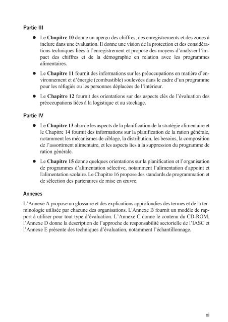 Directives pour mission d'Ã©valuation conjointe HCR/PAM