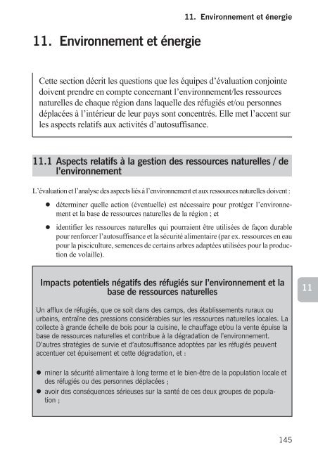 Directives pour mission d'Ã©valuation conjointe HCR/PAM