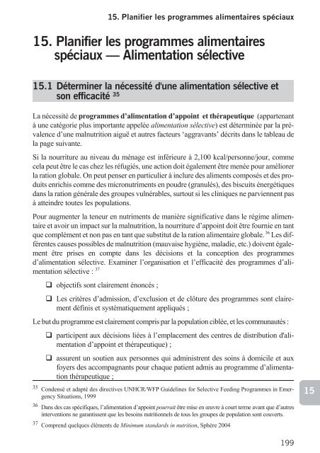 Directives pour mission d'Ã©valuation conjointe HCR/PAM