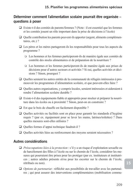 Directives pour mission d'Ã©valuation conjointe HCR/PAM