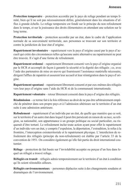 Directives pour mission d'Ã©valuation conjointe HCR/PAM