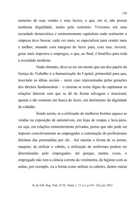 Revista do Tribunal Regional do Trabalho - 21Âª RegiÃ£o - RN