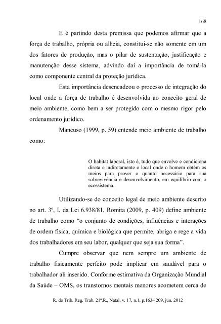 Revista do Tribunal Regional do Trabalho - 21Âª RegiÃ£o - RN