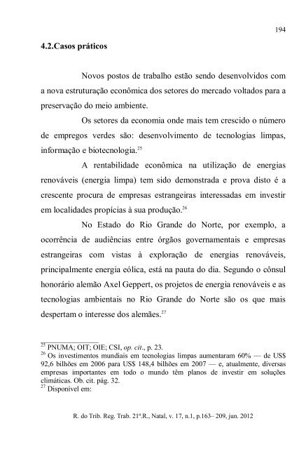 Revista do Tribunal Regional do Trabalho - 21Âª RegiÃ£o - RN