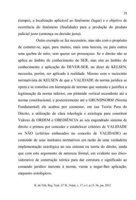 Revista do Tribunal Regional do Trabalho - 21Âª RegiÃ£o - RN