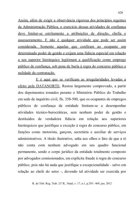 Revista do Tribunal Regional do Trabalho - 21Âª RegiÃ£o - RN