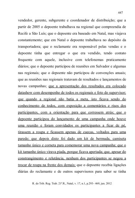 Revista do Tribunal Regional do Trabalho - 21Âª RegiÃ£o - RN