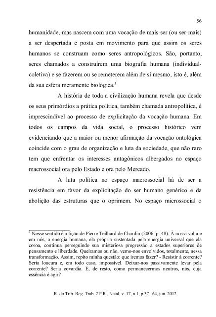 Revista do Tribunal Regional do Trabalho - 21Âª RegiÃ£o - RN