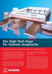 Die High-Tech-Säge für höchste Ansprüche - C.F. Scheer