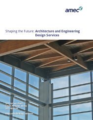 Architecture and Engineering Design Services - Amec