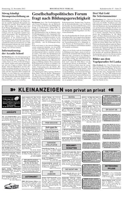Friedrichsdorfer - Hochtaunusverlag