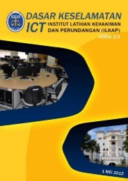 Dasar Keselamatan ICT ILKAP - Institut Latihan Kehakiman Dan ...