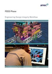 FEED Phase Engineering Design Integrity Workflow - Amec