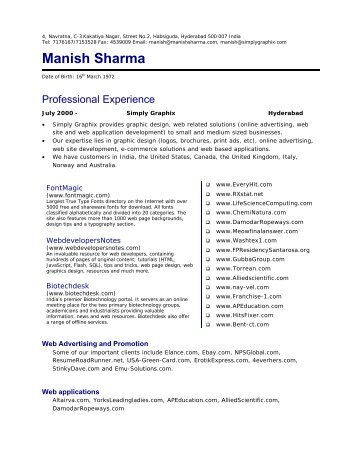 Manish Sharma - SimplyGraphix.com