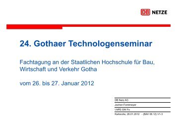 24. Gothaer Technologenseminar - Iafw-gotha.de