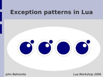 Exception patterns in Lua