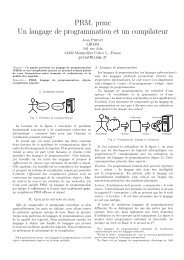 PRM, prmc Un langage de programmation et un compilateur