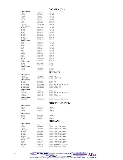 10-01-08 MESA Price List