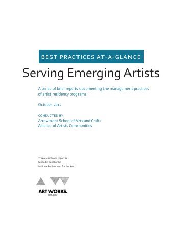 Serving Emerging Artists - Arrowmont School of Arts and Crafts