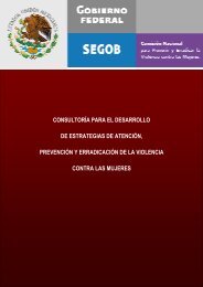 CONSULTORÍA PARA EL DESARROLLO DE ... - CONAVIM