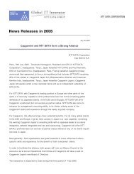 Capgemini and NTT DATA form a Strong Alliance(PDF: 2Pages ...