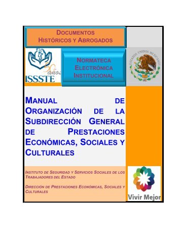 manual de organización de la subdirección general de prestaciones ...