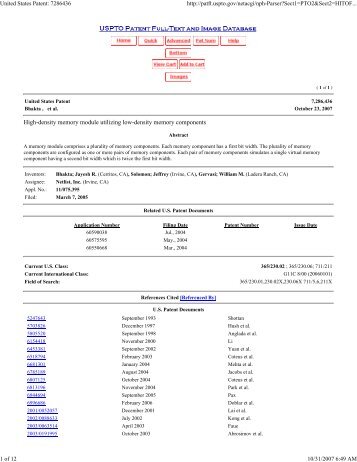 United States Patent: 7286436 - Discobolus Designs, Home Page