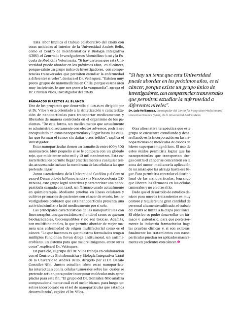 Revista Sello y Salud N°2 - Universidad Andrés Bello