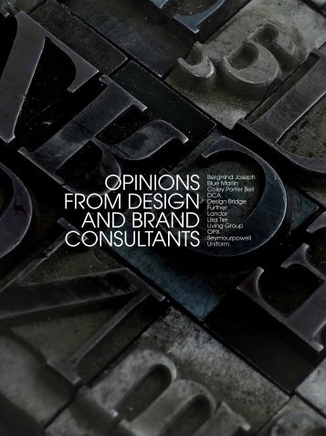 OPINIONS FROM DESIGN AND BRAND ... - Lisa Tse Ltd