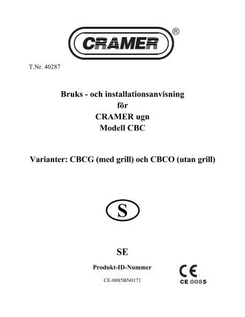 (med grill) och CBCO (utan grill)