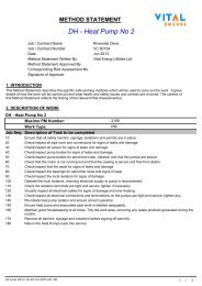 METHOD STATEMENT DH - Heat Pump No 2 - Vital Energi